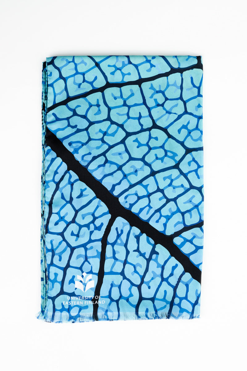 Uef Silk scarf turquoise