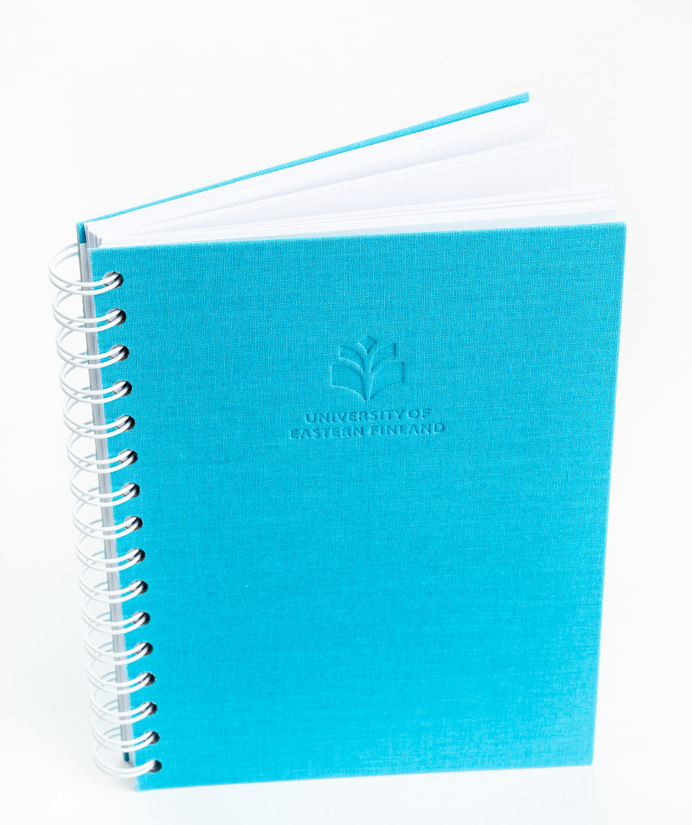 Muistikirja A5 koko turkoosi
